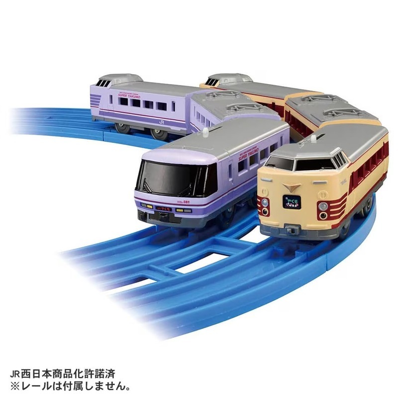 《 TAKARA TOMY 》PLARAIL 多美火車 再見啦!381系特急八雲號(雙色款兩入組)