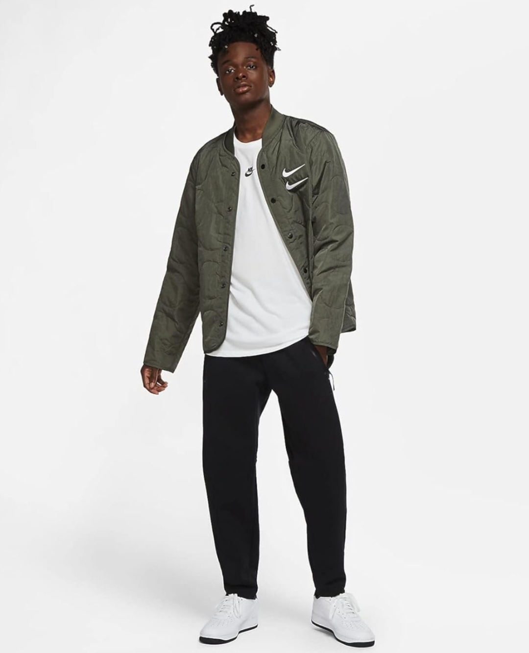 現貨 NIKE 壓花夾棉褸 (NE597)