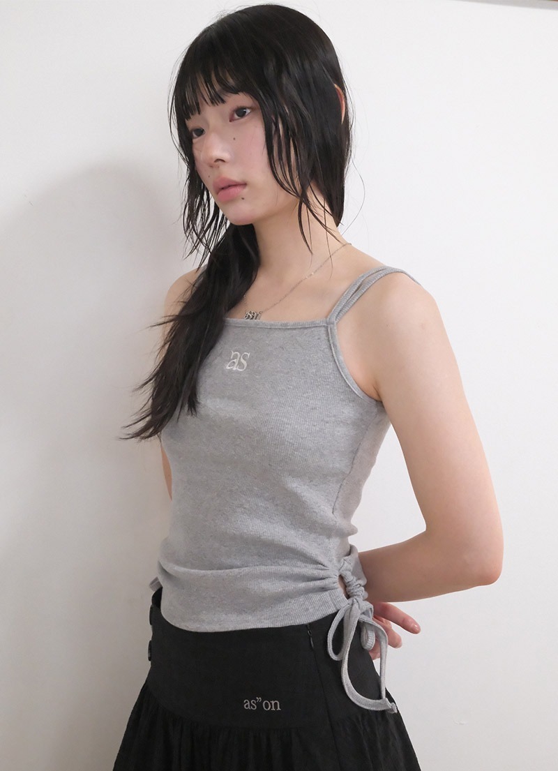 【預購】ASON LAYER SHIRRING SLEEVELESS 3色 ASOLS