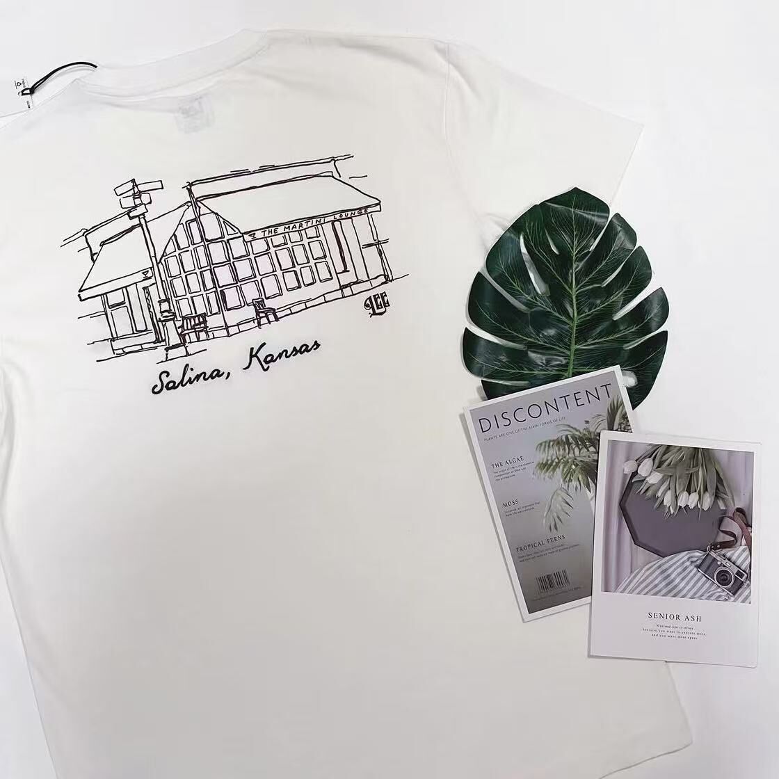 美版LEE BACK PRINT TEE