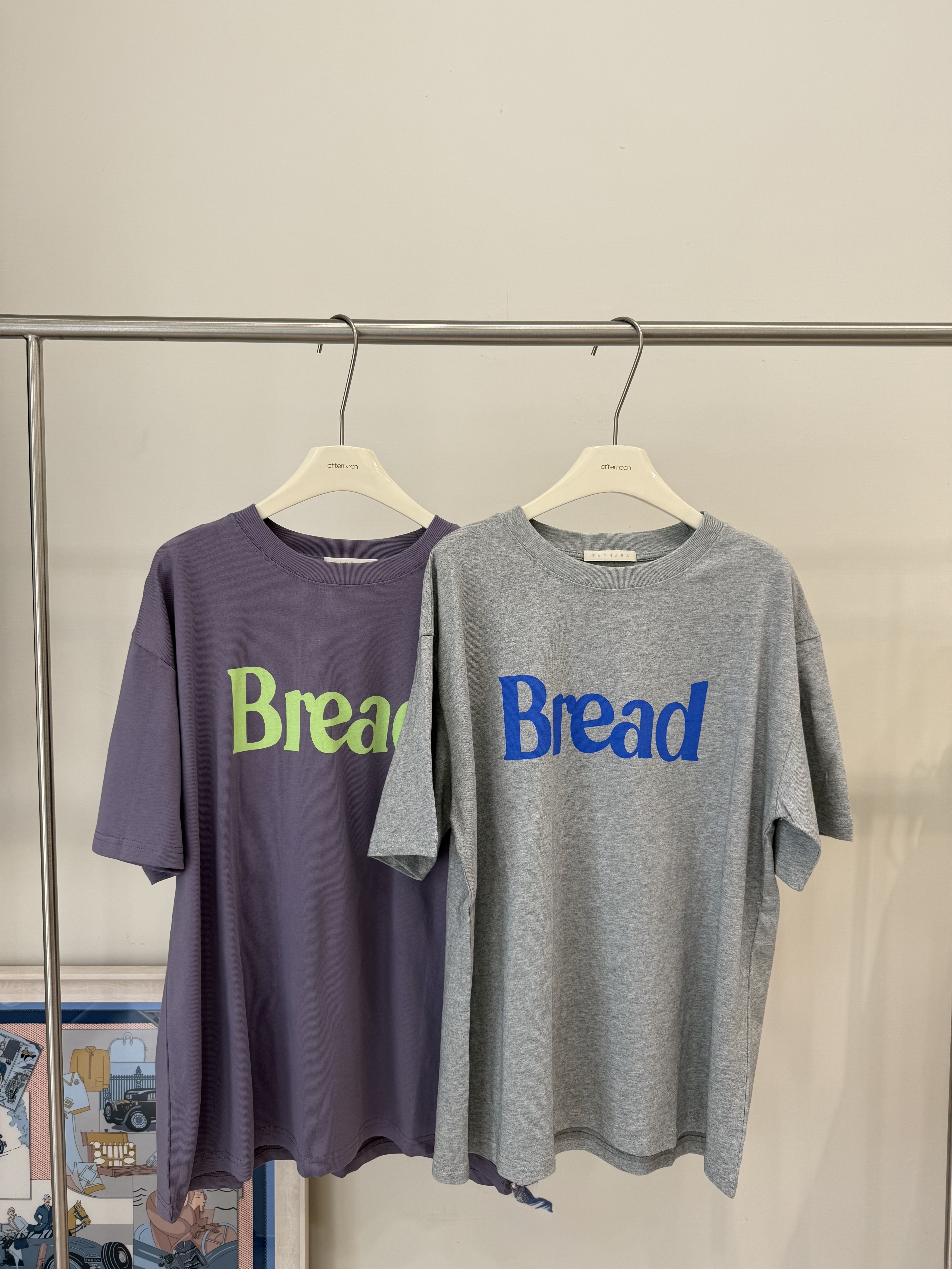 861 麵包字母撞色大T