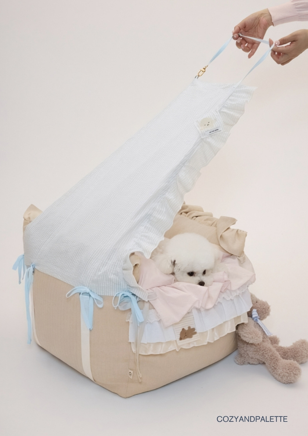 COZY-N 汽車安全座椅荷葉邊遮陽簾