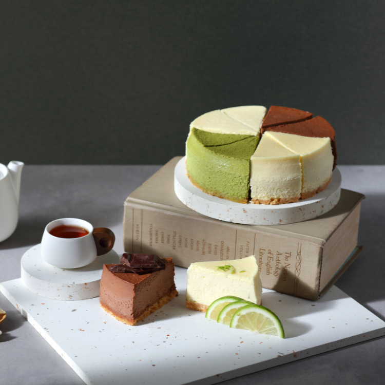 母親節1+1免運活動｜自選經典蛋糕（6吋）+藍莓＆蔓越莓乳酪抹醬禮盒（2入）