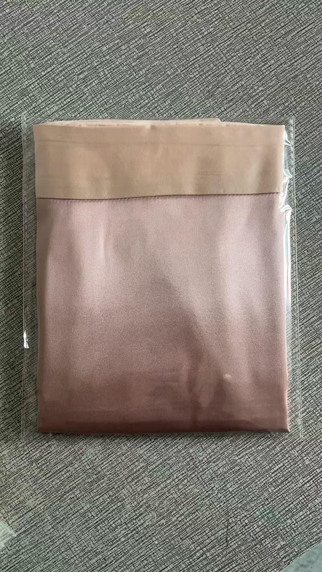 🇫🇷法式療癒：身體與居家好物 - 真絲枕頭套（玫瑰銅色拼裸粉色）（貨期兩個月）