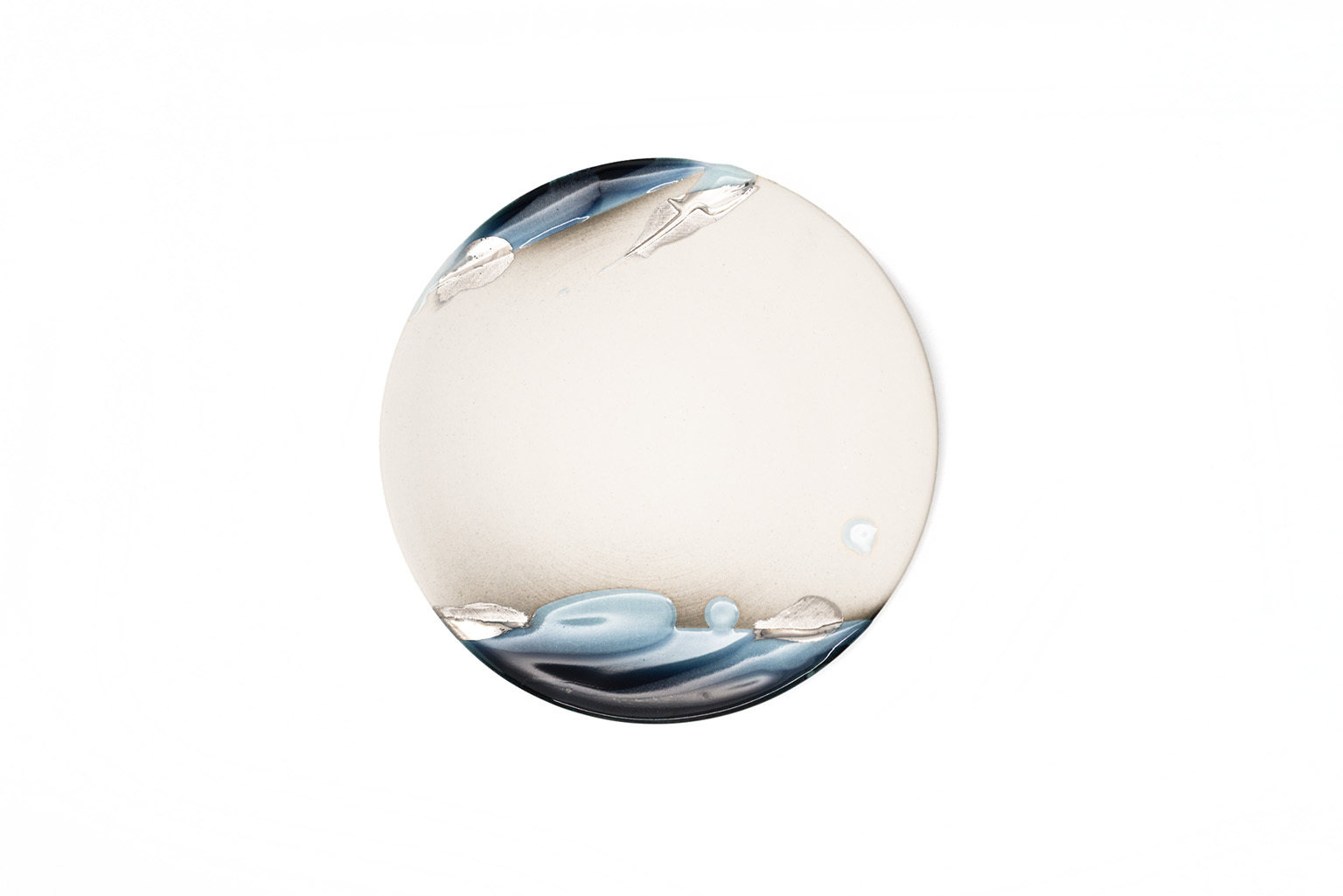 JOSHUA BLUE ｜Premium 系列- 銀彩餐盤 21 cm