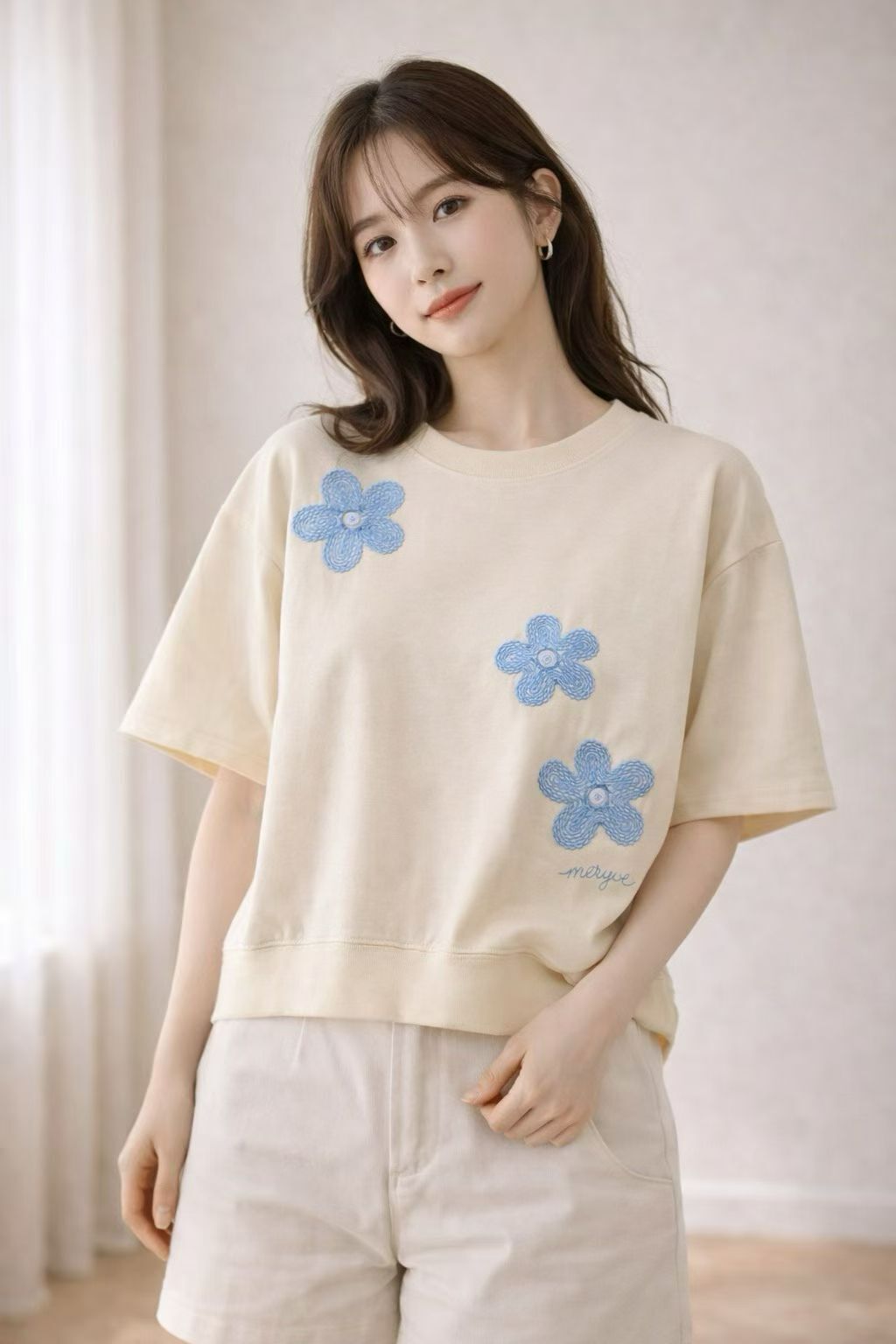 M牌子花圖案top~161Q