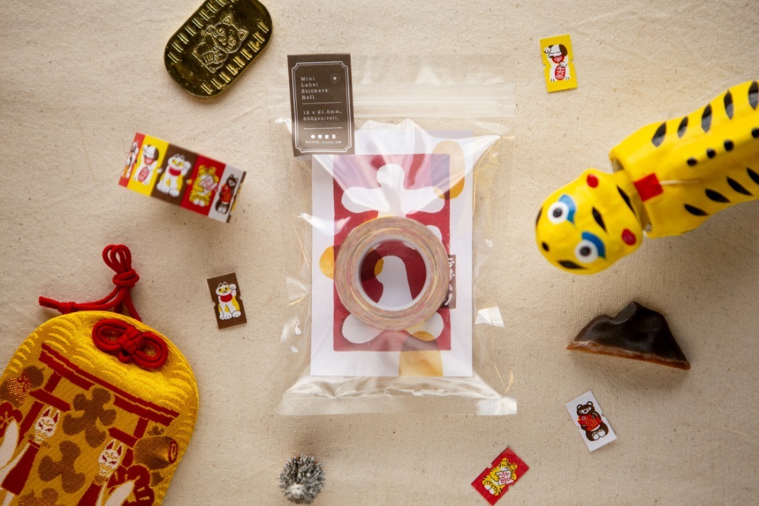 台灣｜OURS 標籤卷 招福小隊