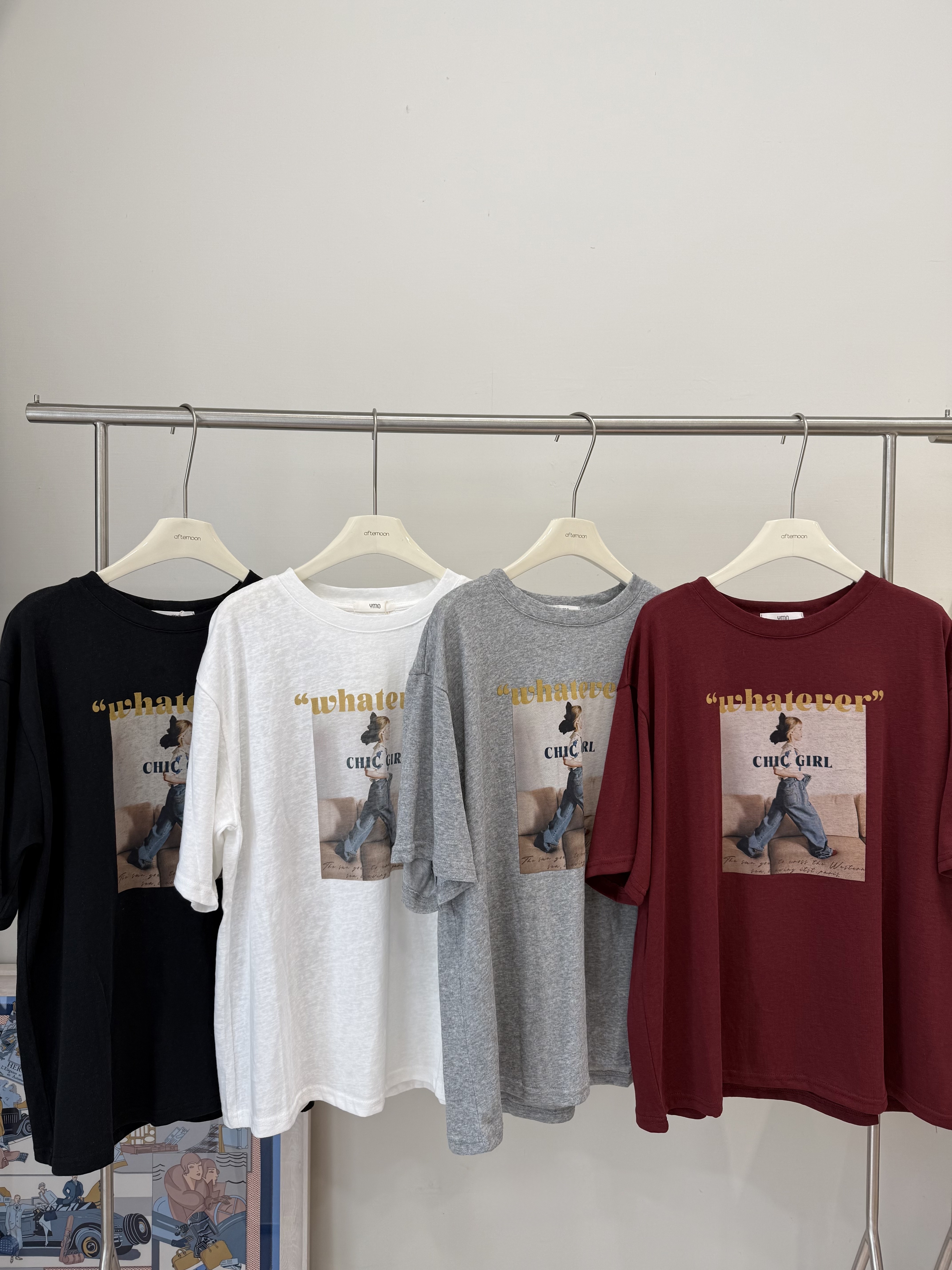 687 復古氛圍小女孩大T