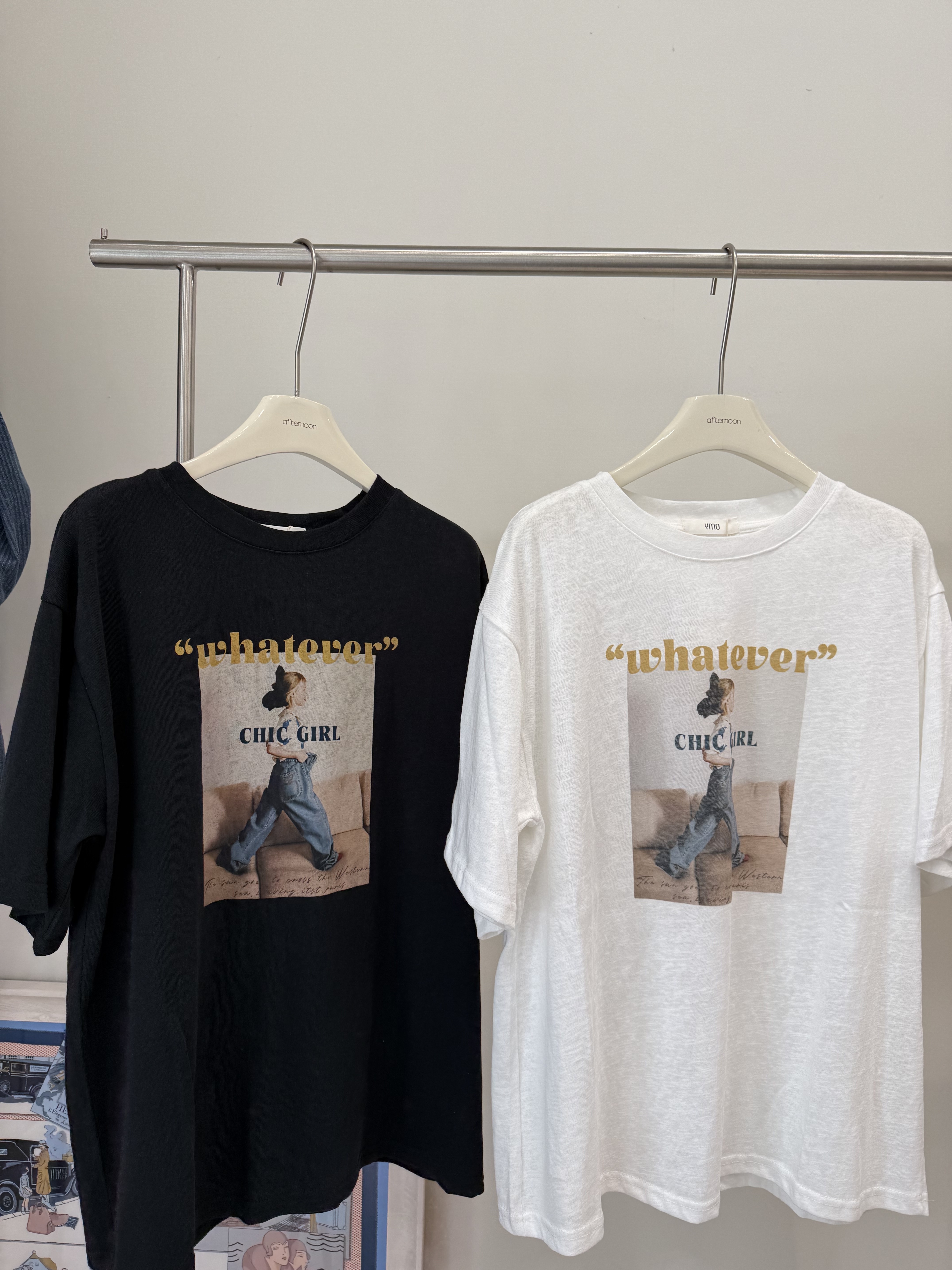 687 復古氛圍小女孩大T