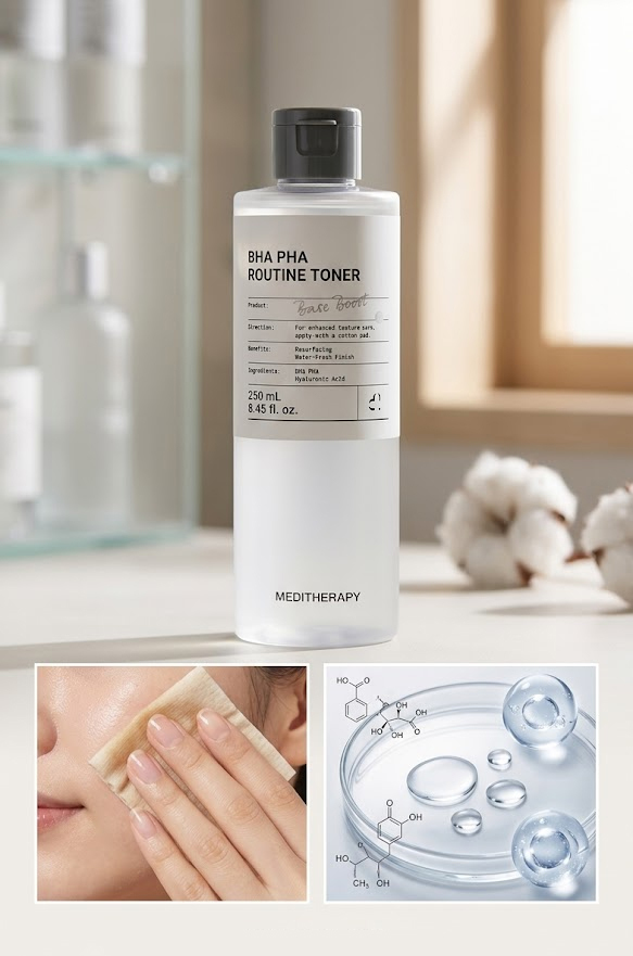 (預購商品) 韓國 MEDITHERAPY BHA+PHA每日拋光化妝水 250ml 單瓶