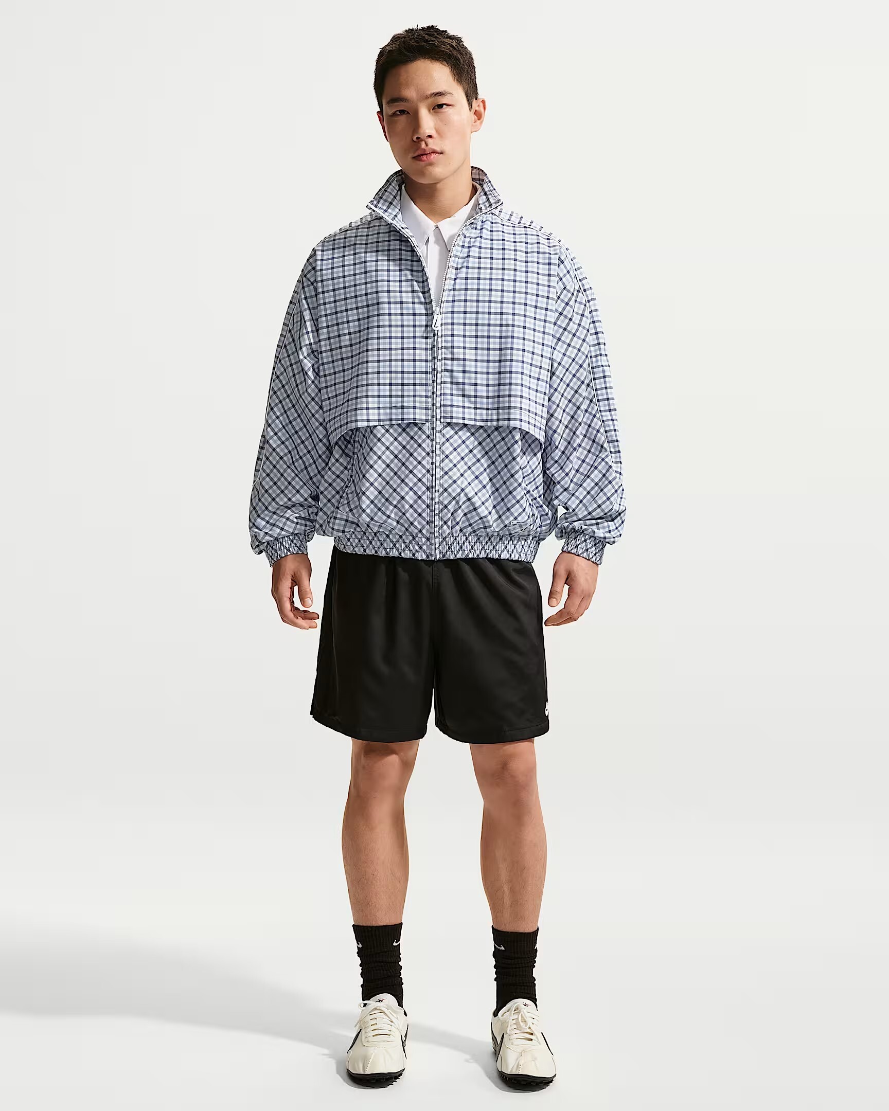 【官網限定】Nike Sportswear 格紋風衣夾克 IR7581-468 IV