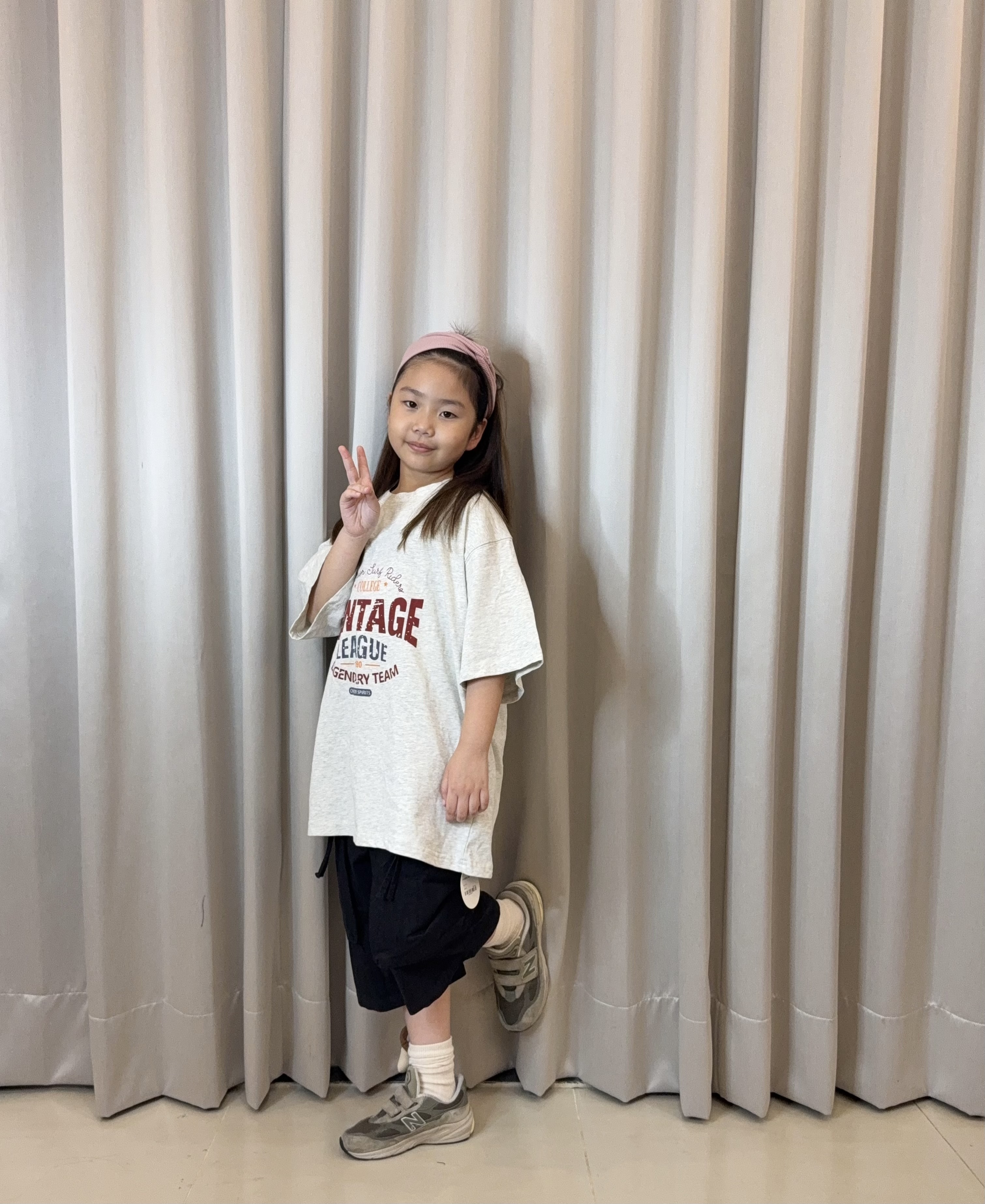大童雙拉鍊口袋工裝短褲