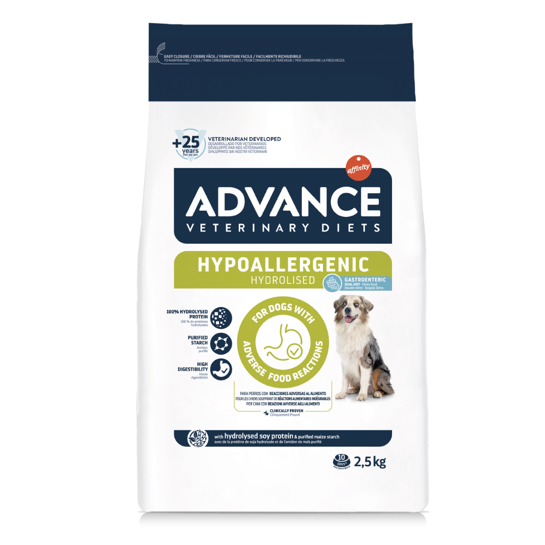 Advance Veterinary Diets Dog Hypoallergenic 2.5KG ( Vet Diets Suitable For Food Allergies)