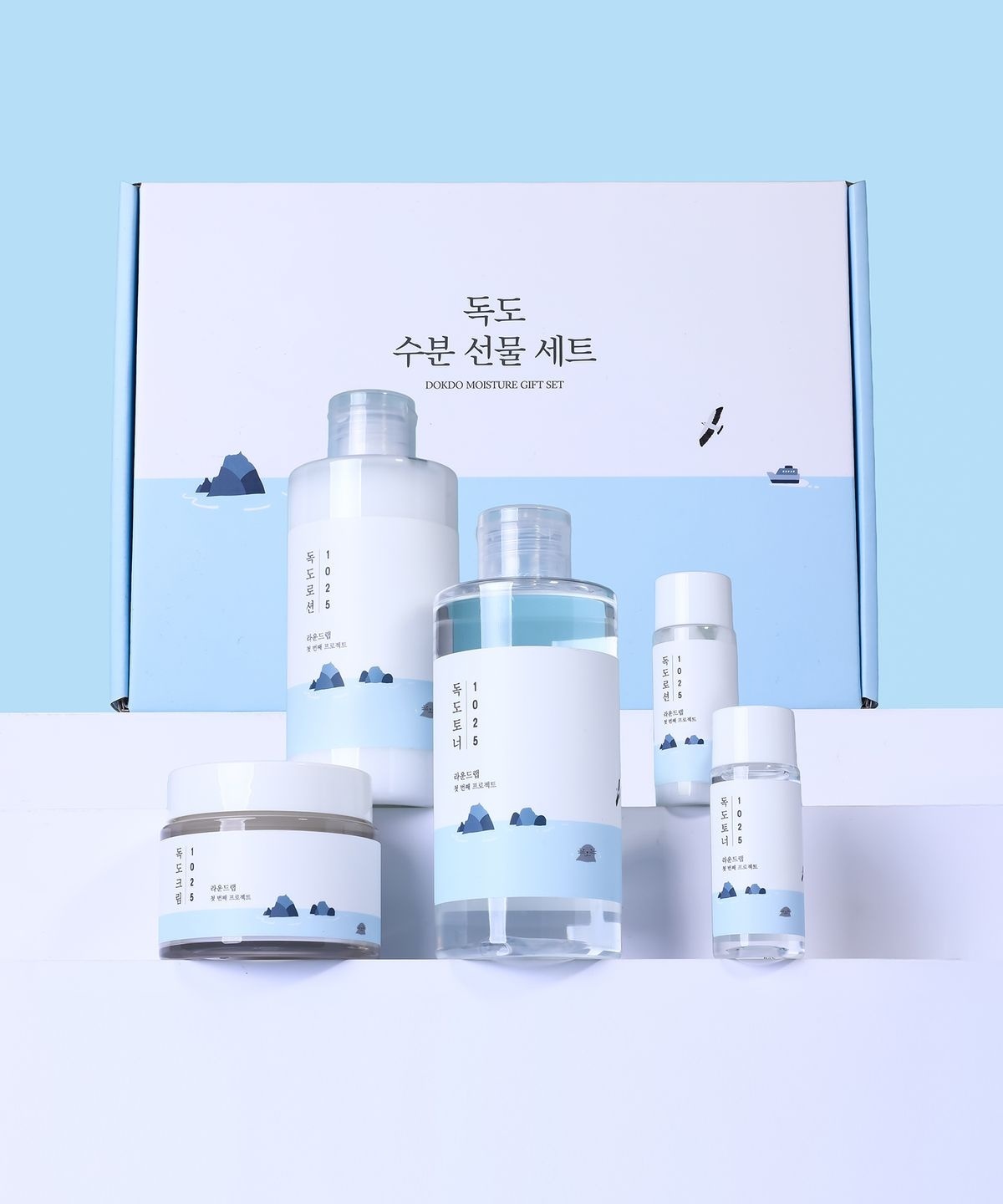 ROUND LAB 1025 獨島深層補水禮盒套裝 (爽膚水 + 乳液 + 面霜)