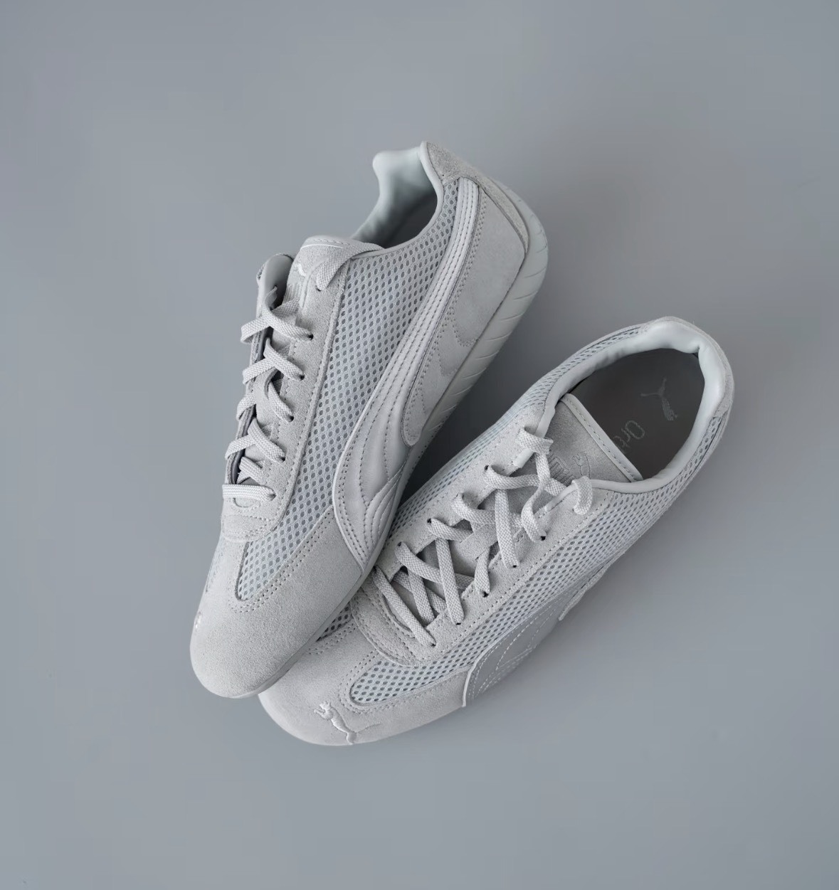 PUMA 休閒鞋 SPEEDCAT PREMIUM 灰銀 拼接 賽車鞋 男女 40390202