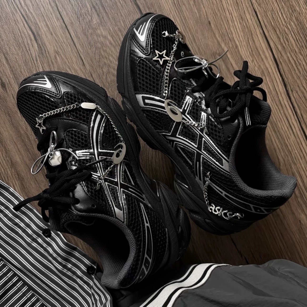 ASICS GEL-1130 液態黑 黑銀 跑步鞋 減震耐磨 1201A906-001