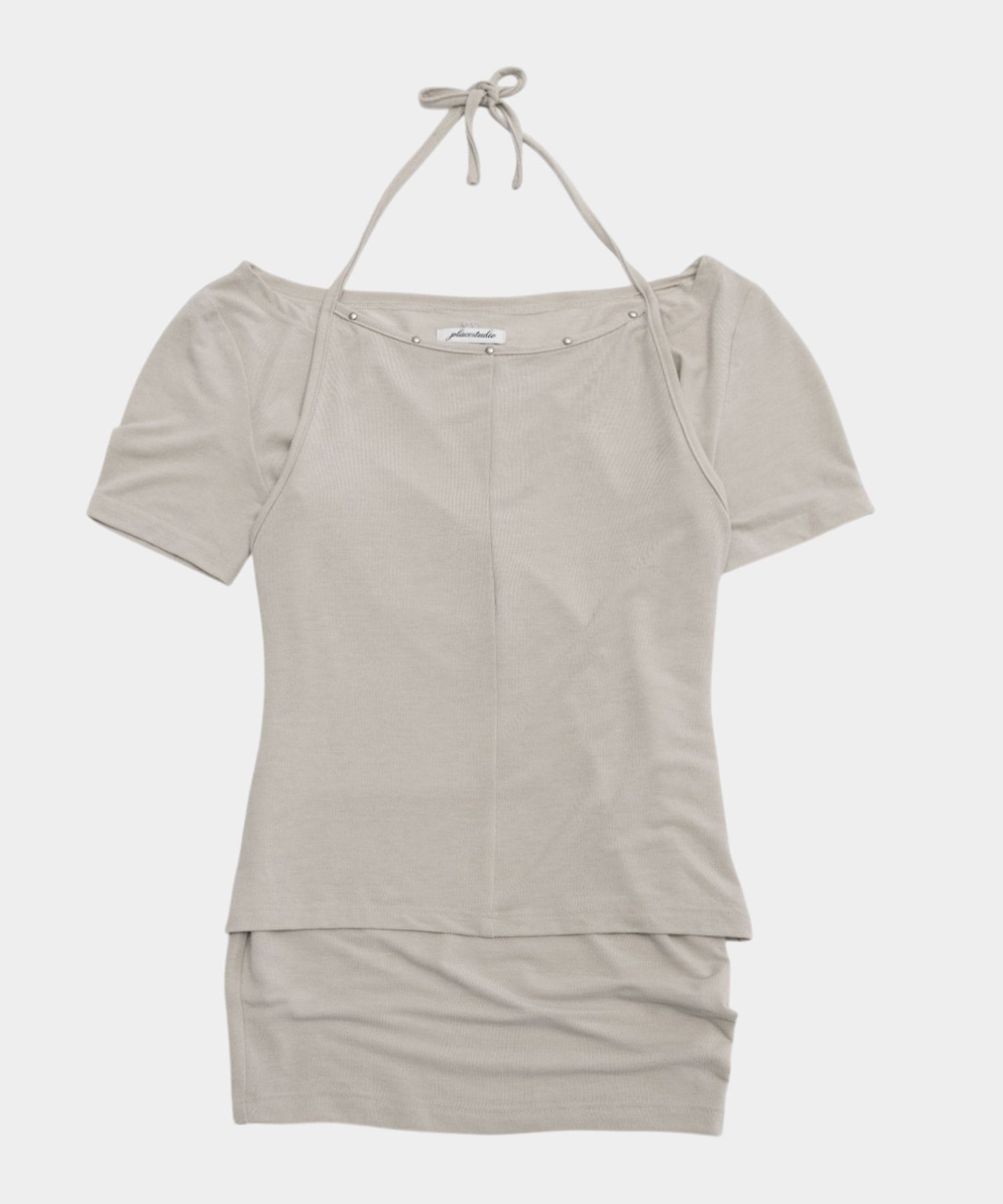 PLACE STUDIO 鏤眼繞頸側抽褶兩穿套裝 26S7771582-1500