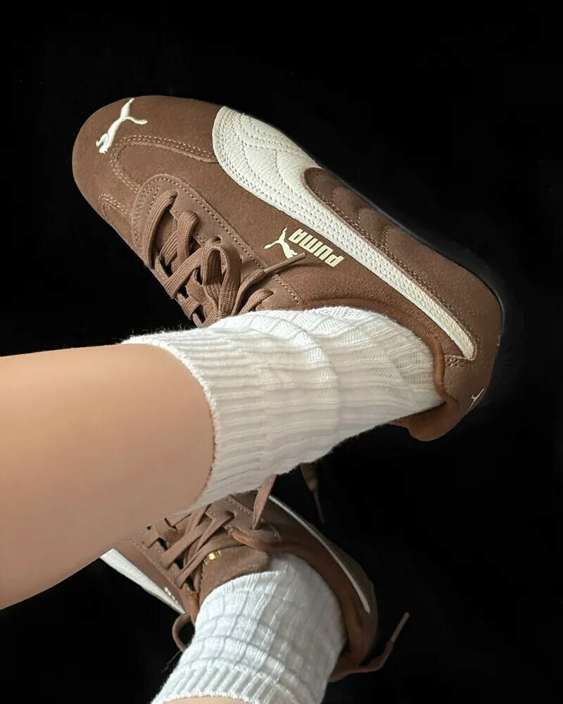 <撿便宜囉>NG-PUMA SPEEDCAT OG 賽車鞋 燙金摩卡棕
