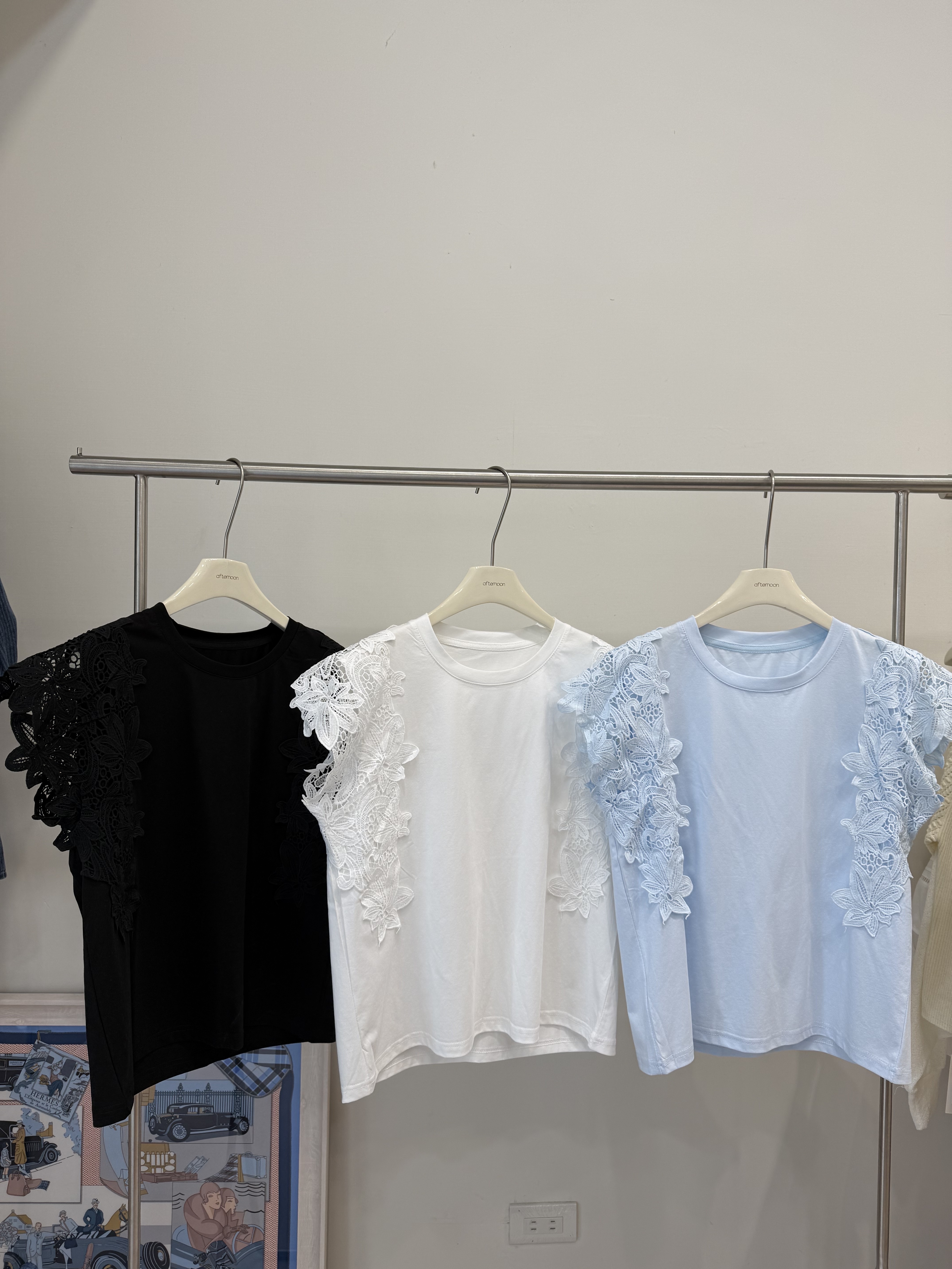 960 精緻蕾絲袖口上衣