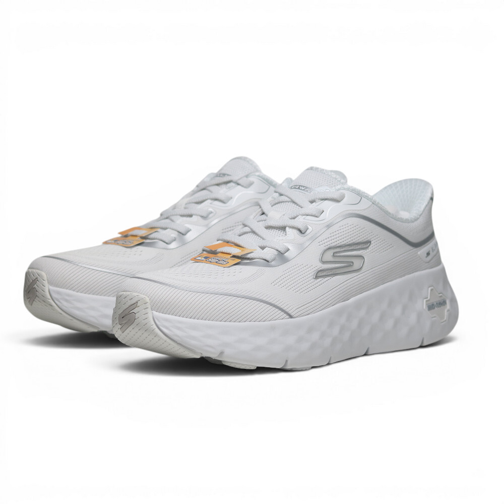SKECHERS 健走鞋 GO WALK MAX CUSHIONING 全白 瞬穿 女 126031WSL