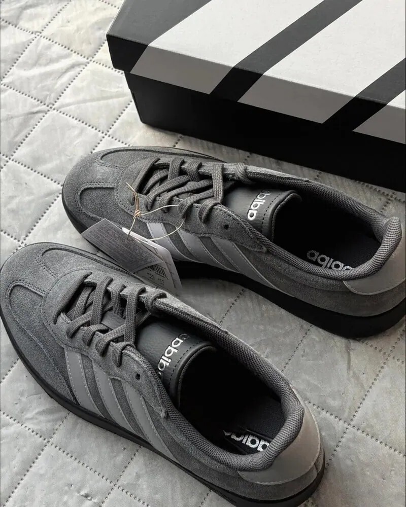 <小NG出清👾>NG-Adidas Barreda 霧感灰 厚底 麂皮