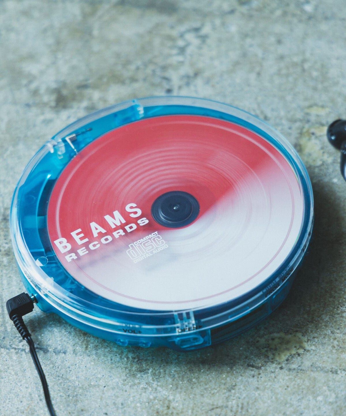 BEAMS RECORDS / Clear Portable CD Player
