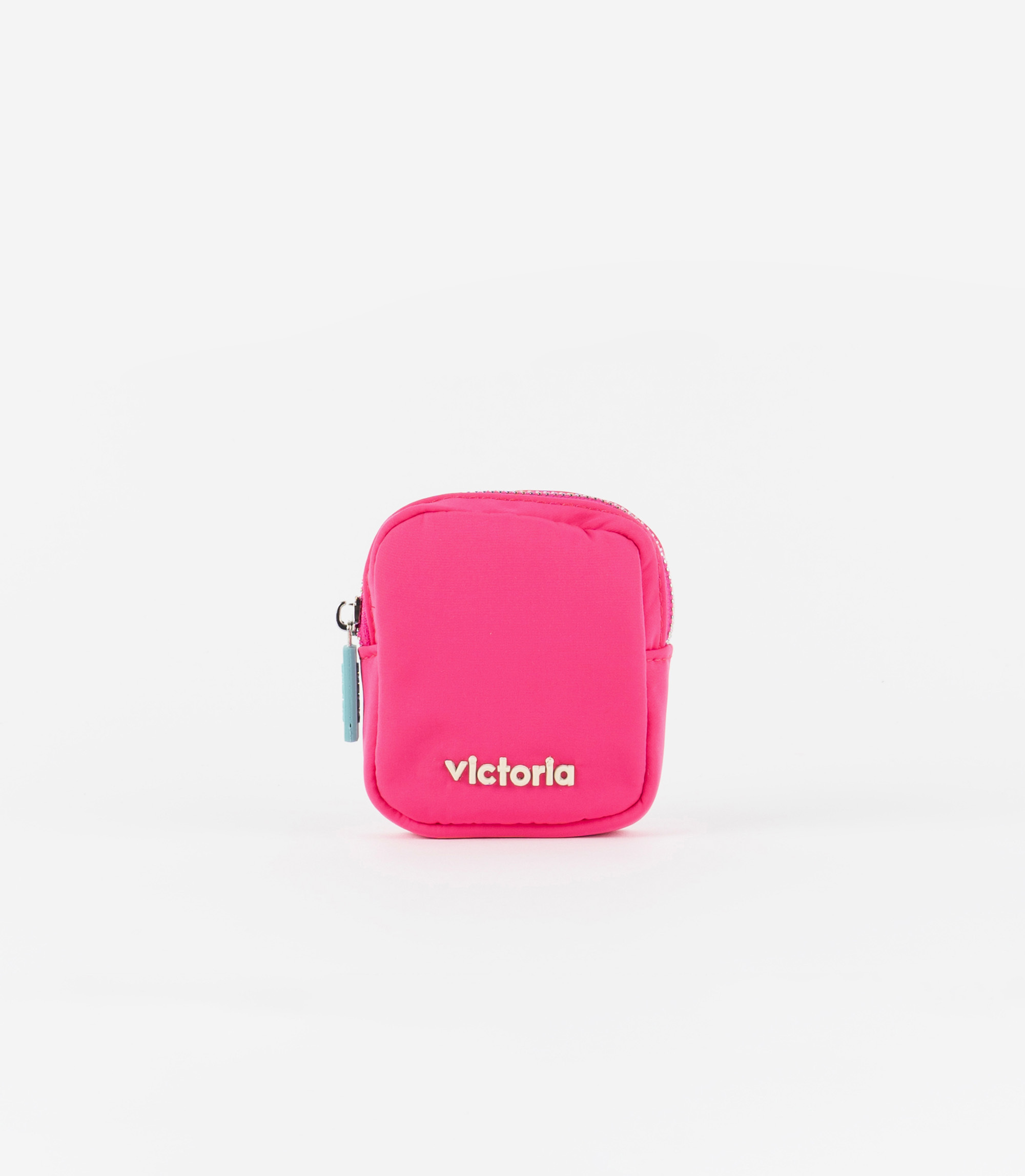 Victoria 尼龍零錢包(紫紅)