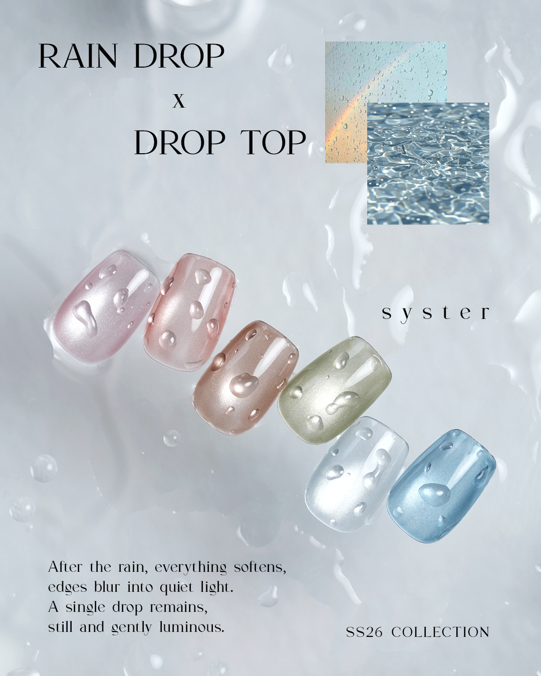 [ 預訂優惠 ] RAIN DROP TOP SET