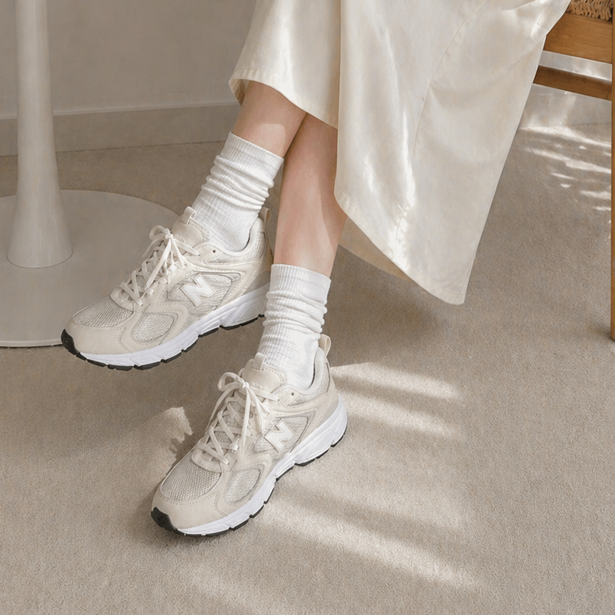 New Balance 408 燕麥奶茶