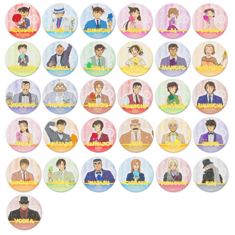 【動畫30周年】01 柯南TV動畫30th展-5.8胸章(31款隨機)