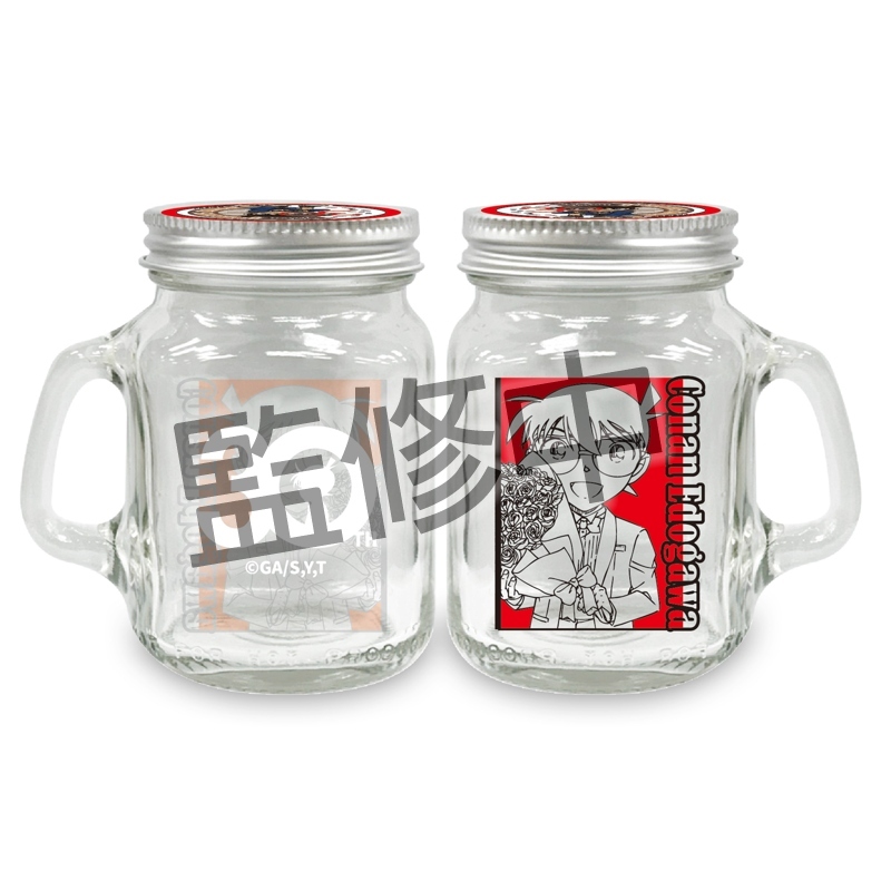 【動畫30周年】66 柯南TV動畫30th展-迷你玻璃罐糖果-柯南捧花