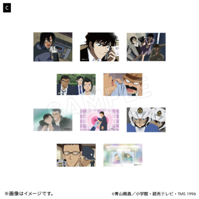 【動畫30周年】77 柯南TV動畫30th展日版紀念造型貼紙組-C款