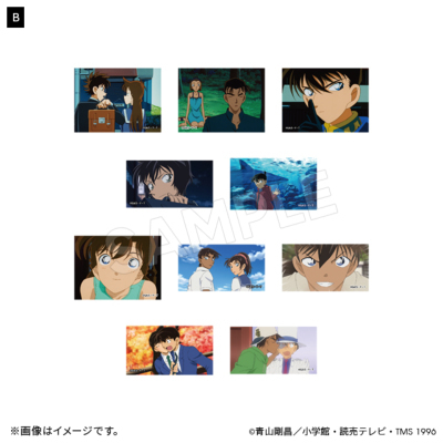 【動畫30周年】76 柯南TV動畫30th展日版紀念造型貼紙組-B款