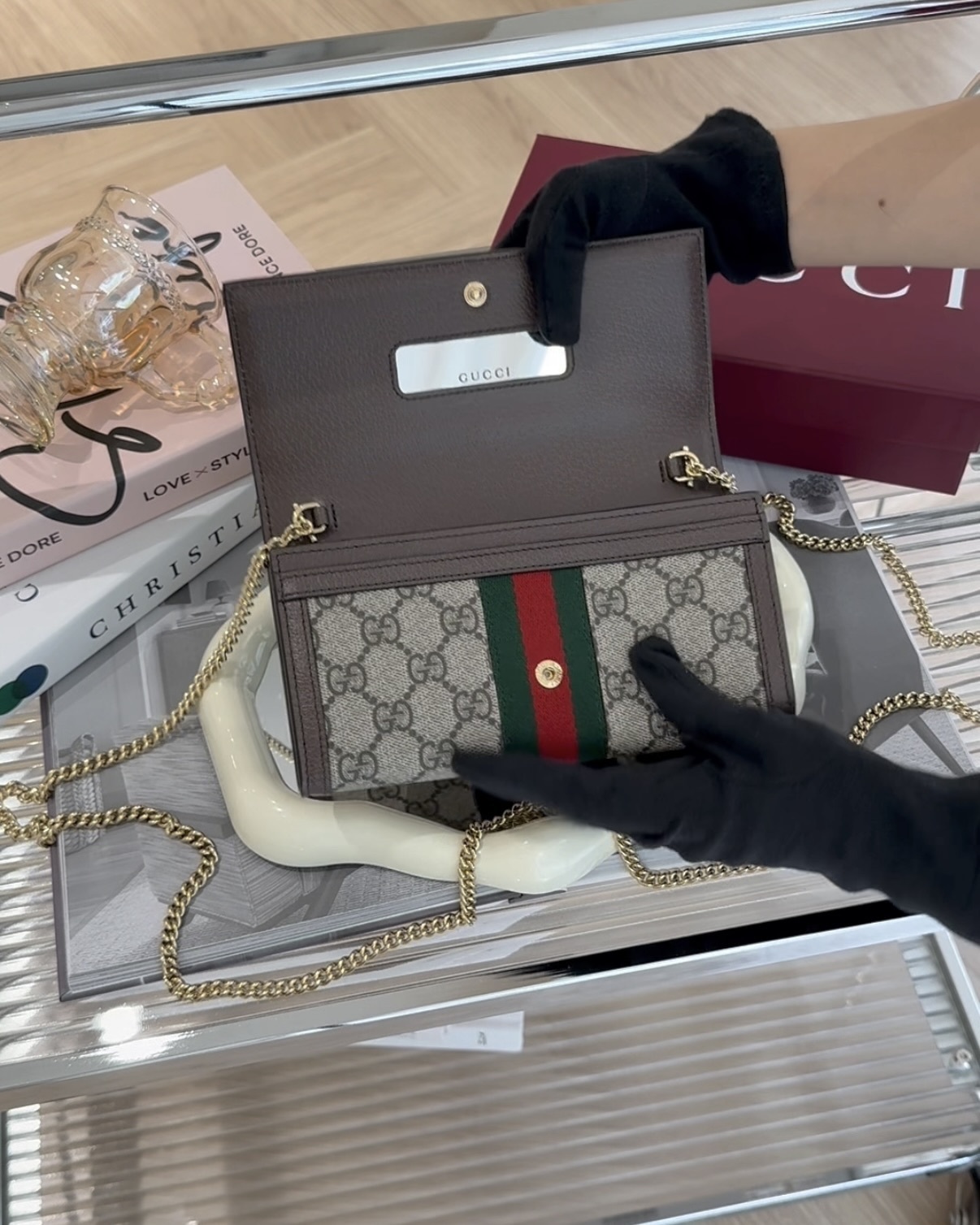 GUCCI｜OPHIDIA WOC 經典老花