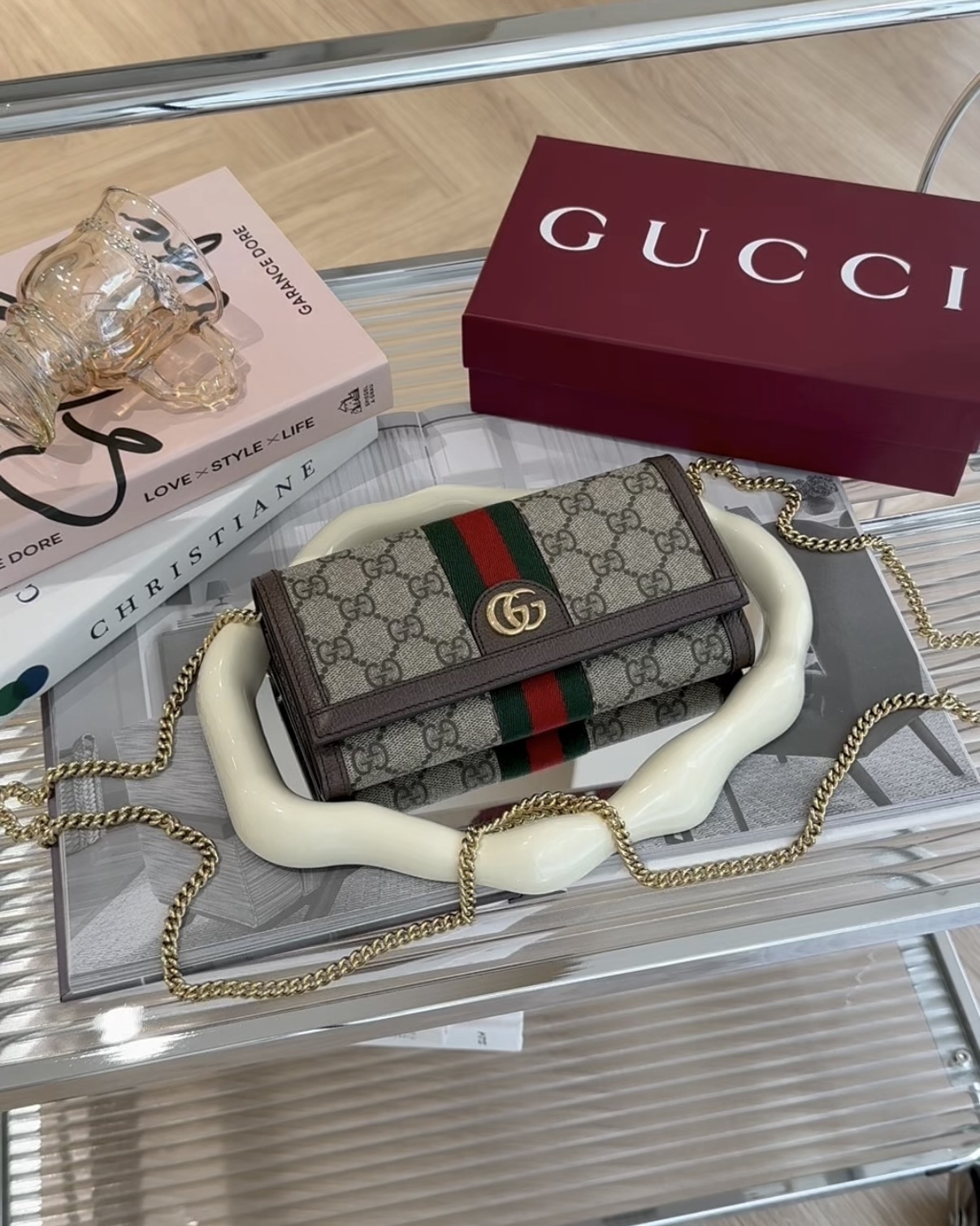 GUCCI｜OPHIDIA WOC 經典老花