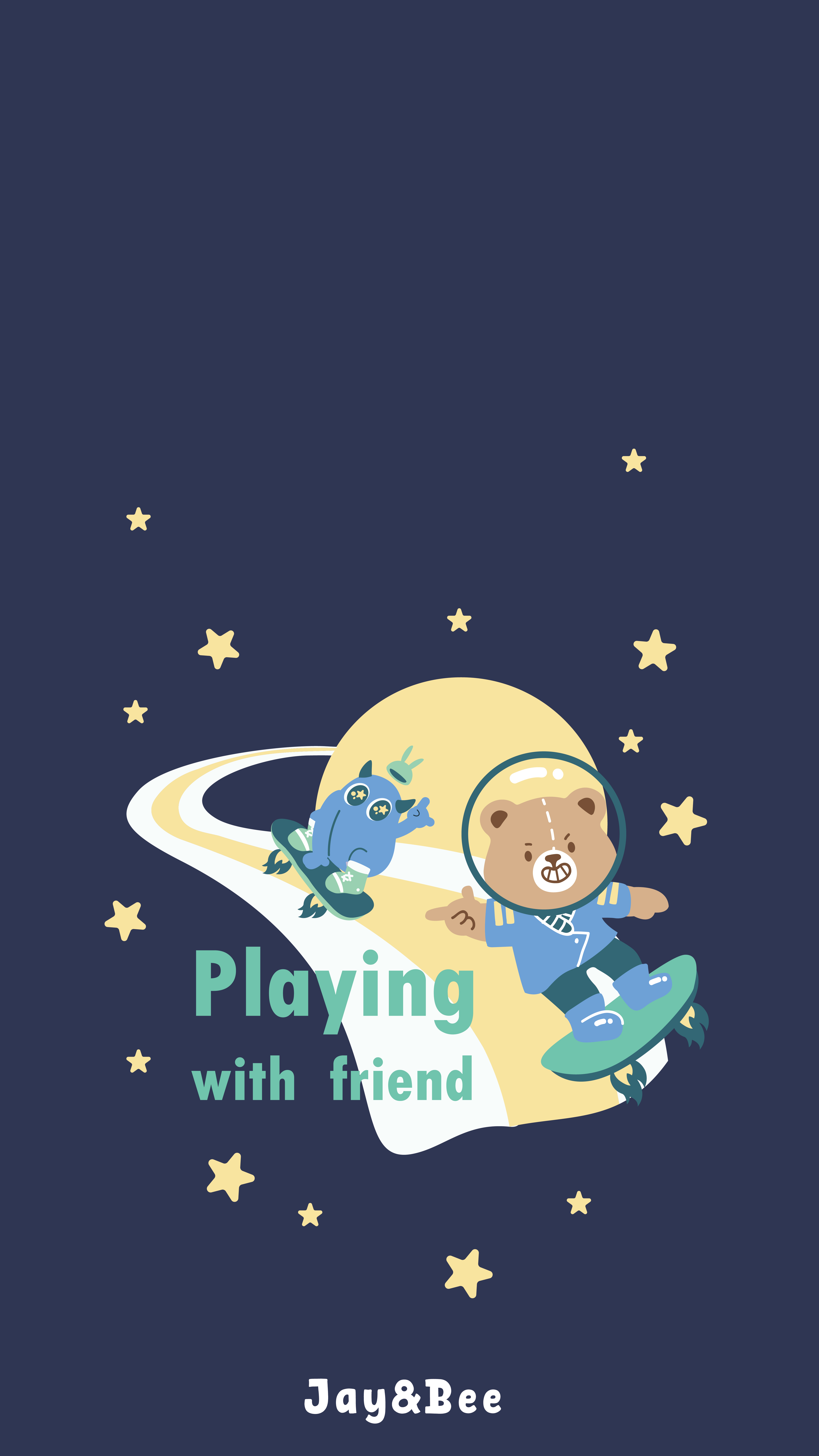星際滑板手桌布1