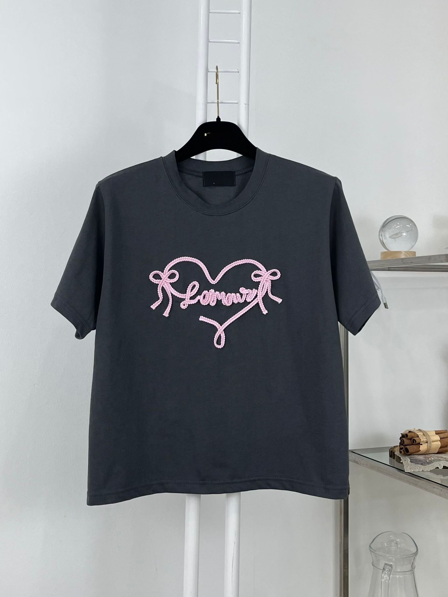 D牌子心型圖案top ～161C