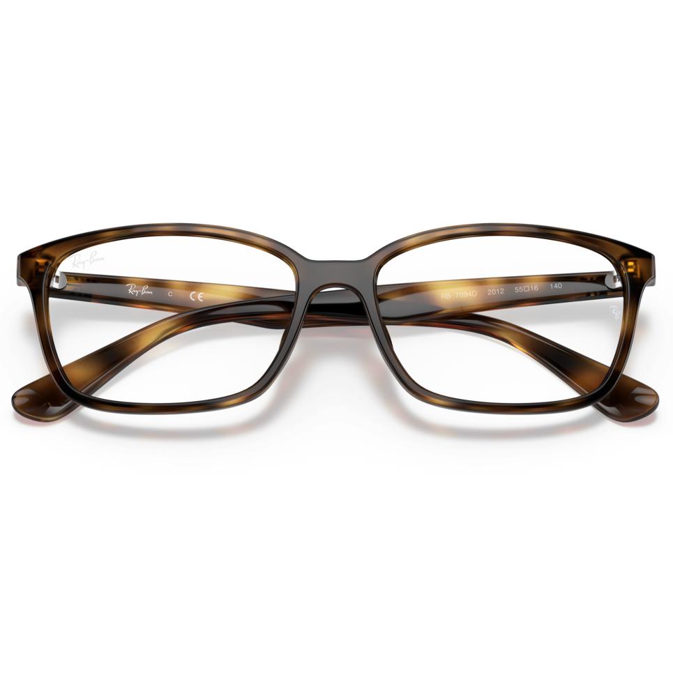 【RayBan】RB7094D 2012-55mm 光學眼鏡(琥珀色)