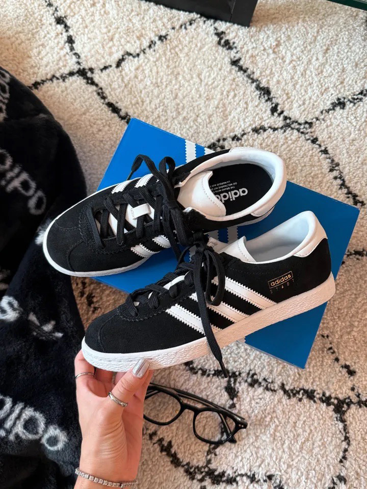 ADIDAS ORIGINALS STADT 黑白 金標 復古 男女鞋 JI1882 / 調貨