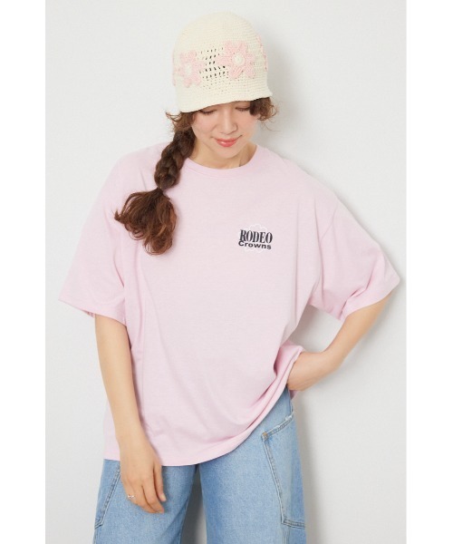 260430 RODEO CROWNS 花朵綻放刺繡TEE