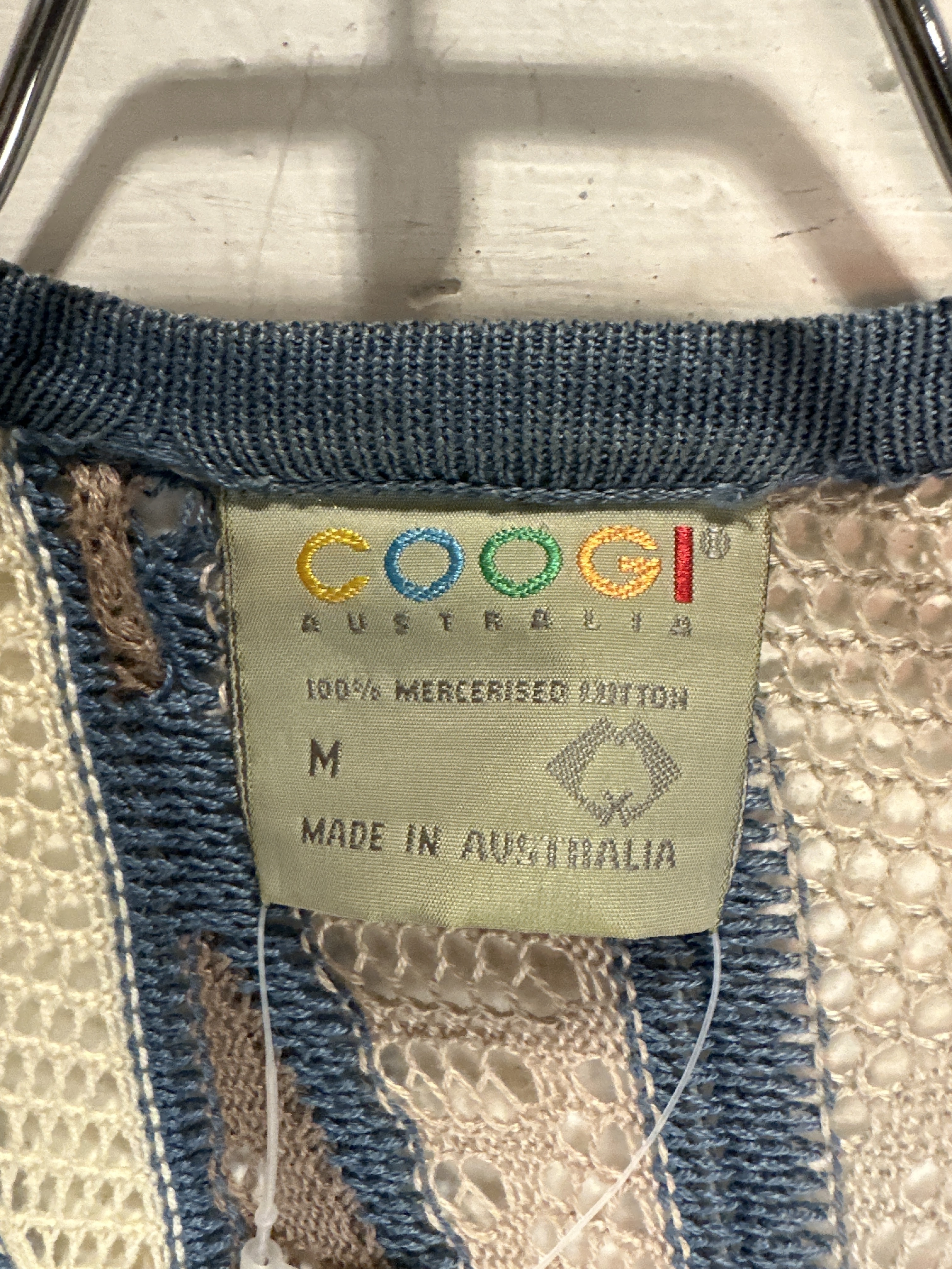 90’s COOGI Cotton Knit 3D Knit Cardigan (MADE IN AUSTRALIA)