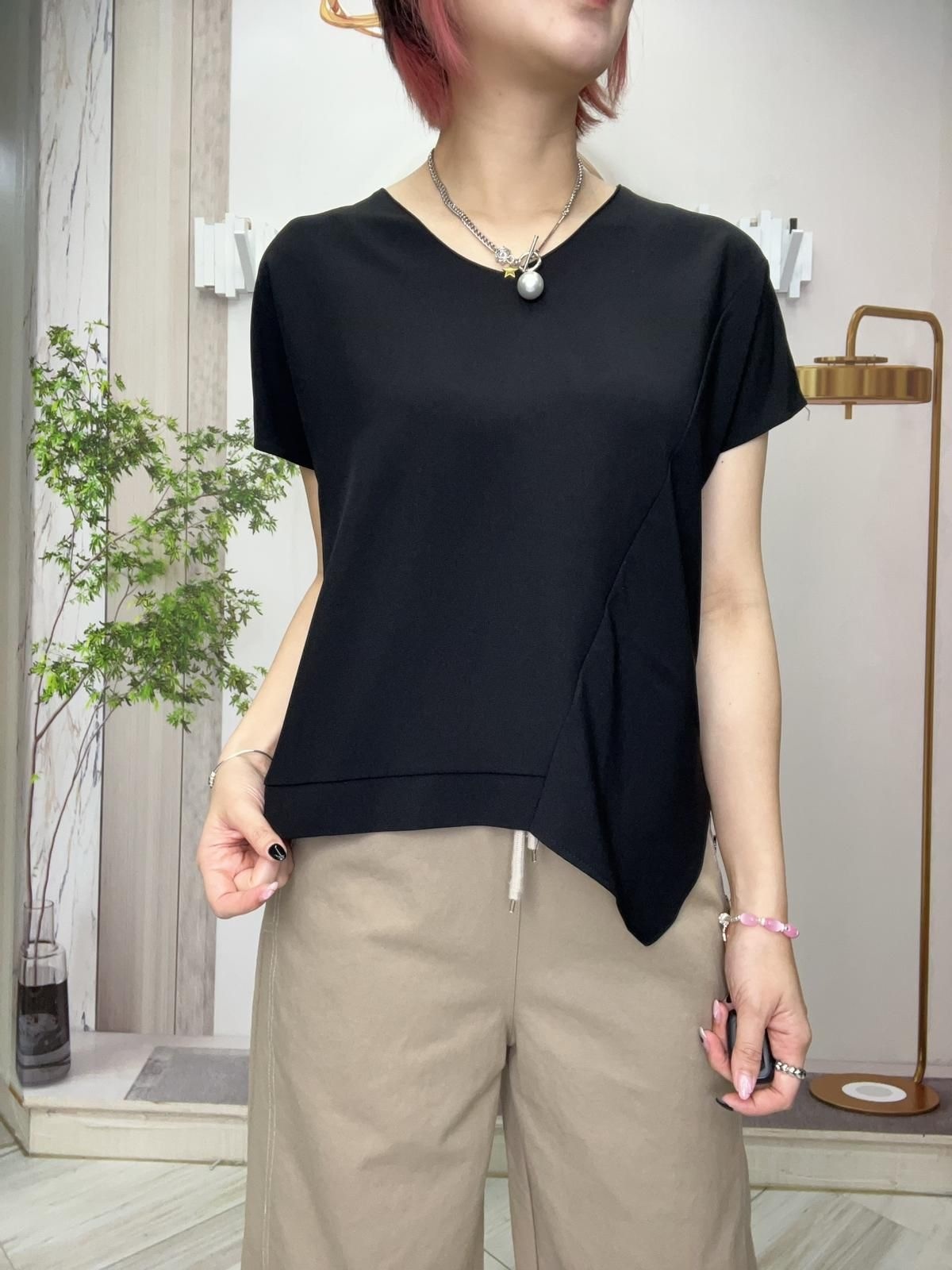 N牌子雪紡淨色top ～161P