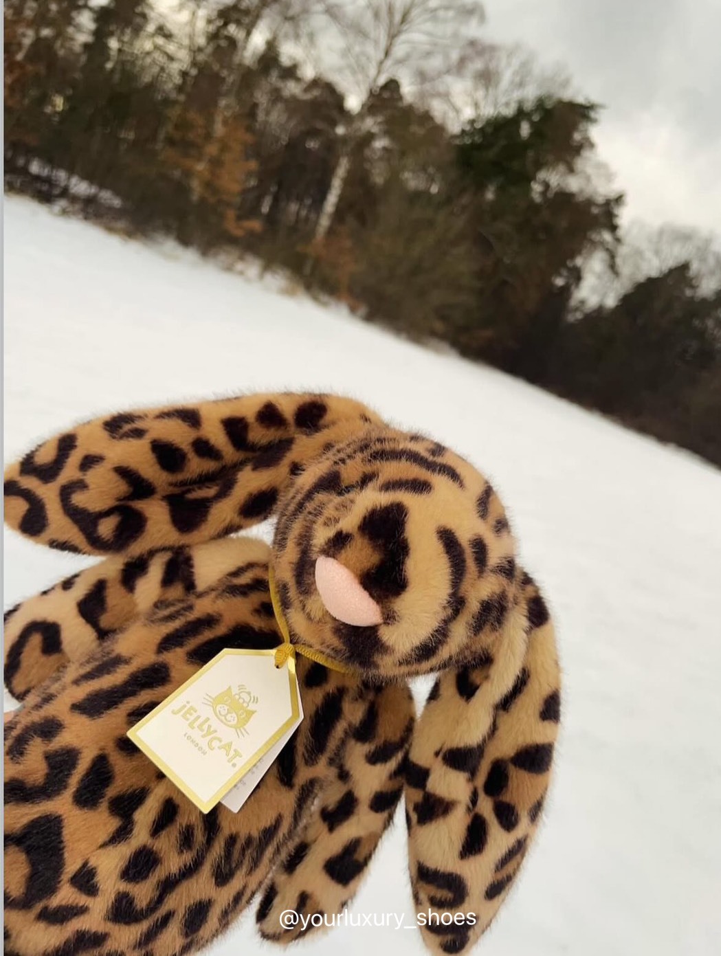 【Luxury】 Jellycat 英國會員限定 豹紋邦妮兔 咖色斑點 可愛療育 兔兔 玩偶 抱枕 安撫娃娃 收藏家等級 精品兔  31CM 系列兔兔