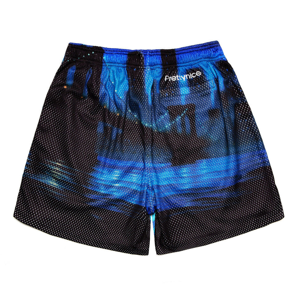 PRETTYNICE｜Olds：88 Mesh Shorts (Midnight)