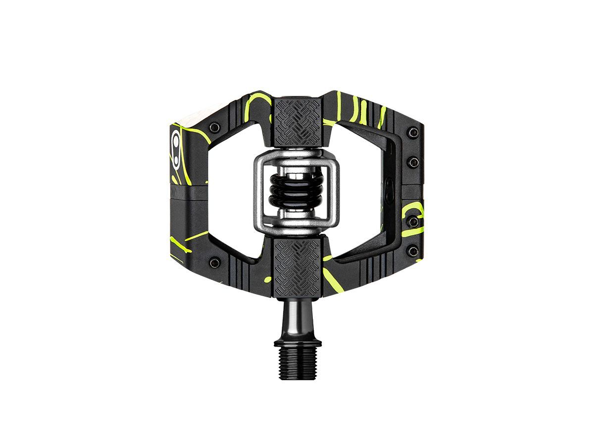Crankbrothers Mallet E LS 卡踏 萊姆綠色