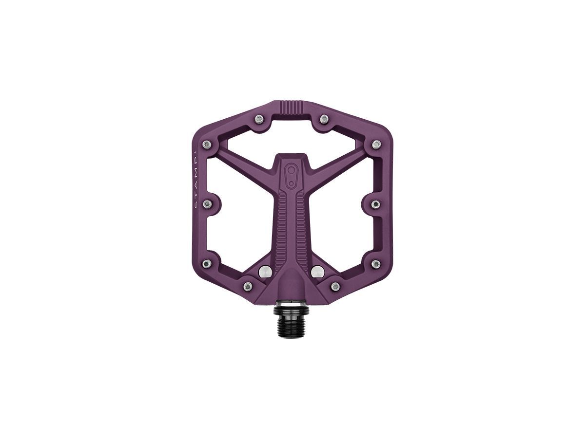 Crankbrothers STAMP 1 Gen 2 平板踏板 - 小 紫色