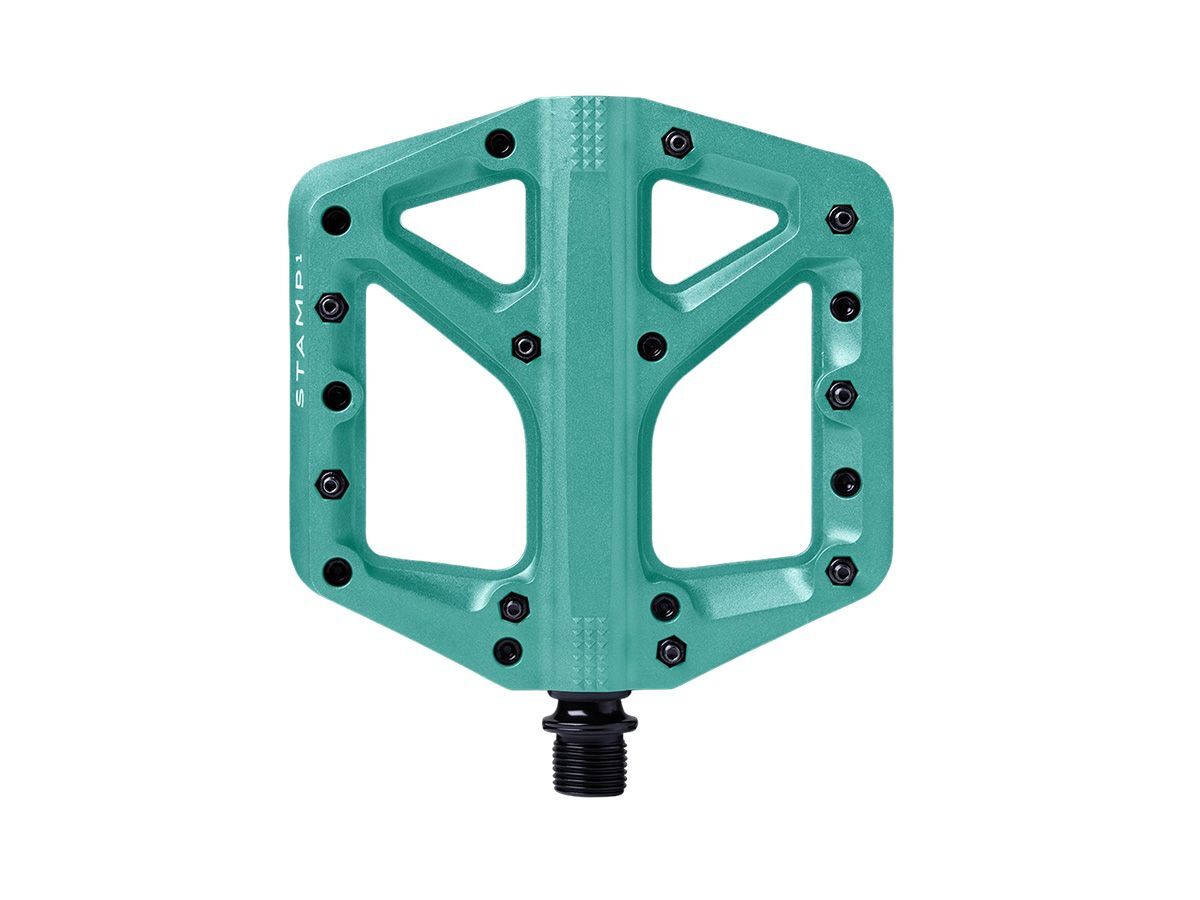Crankbrothers STAMP 1 平板踏板 - 大 松石綠