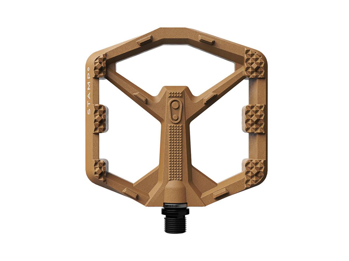 Crankbrothers STAMP 0 平板踏板 - 大 咖啡色