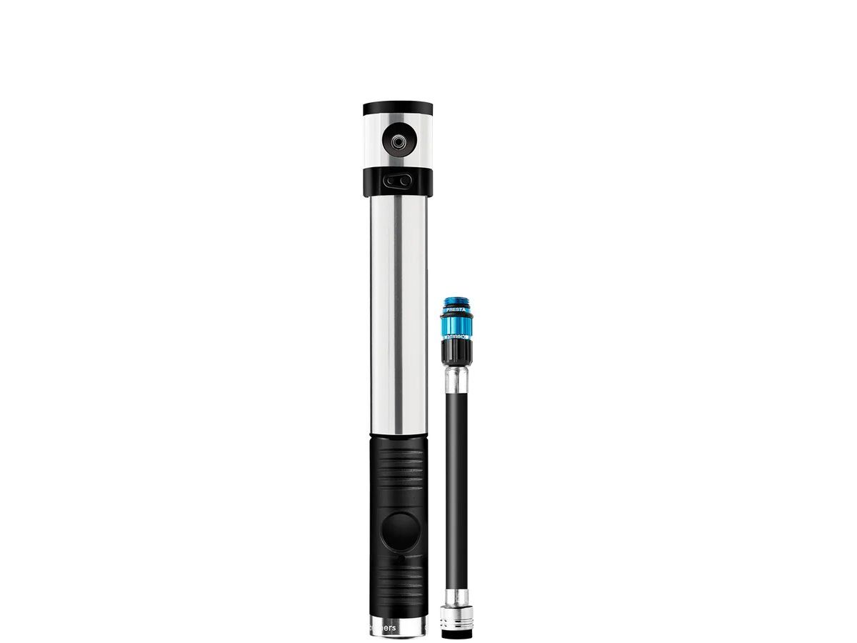 Crankbrothers KLIC HV 高容量手持打氣筒 -  銀色
