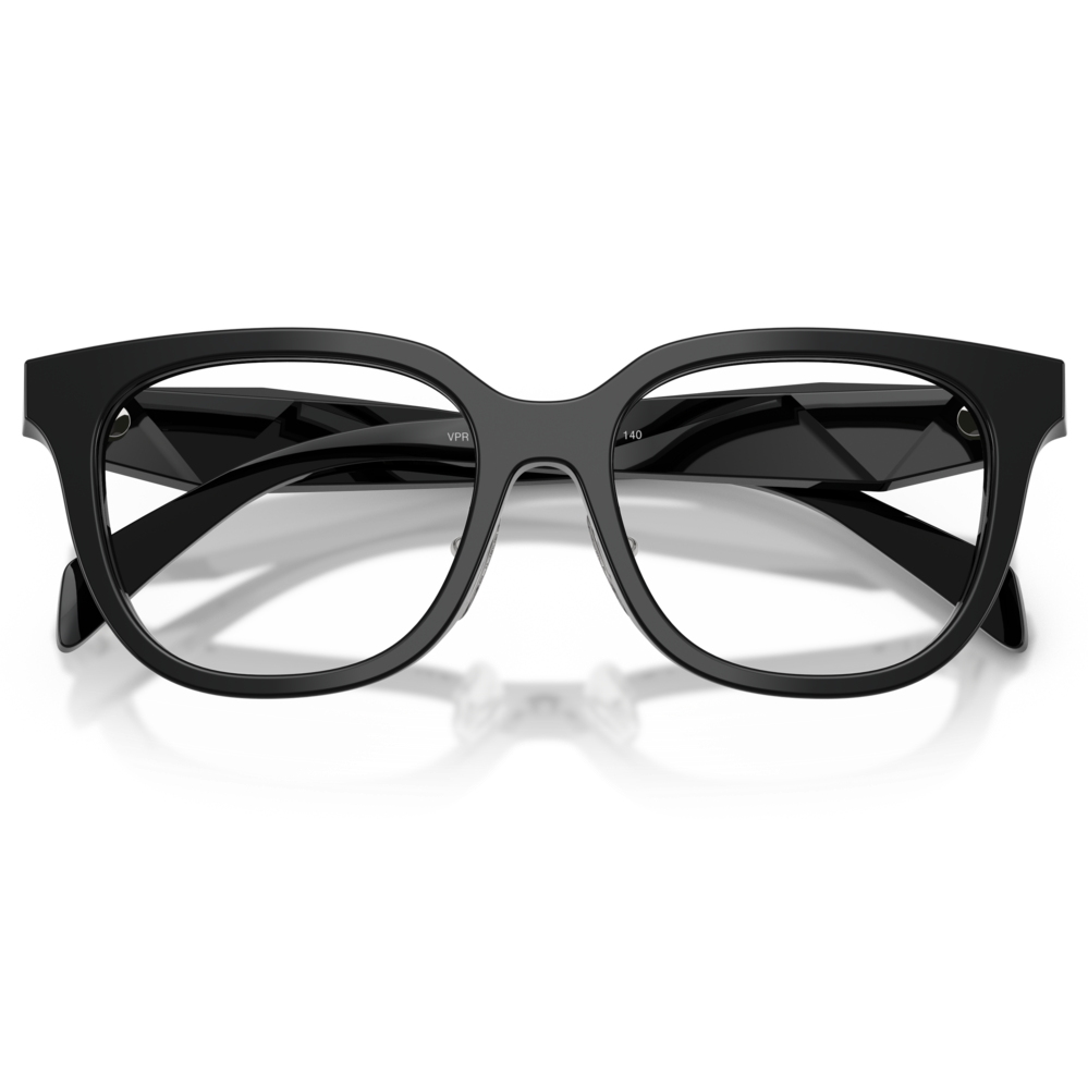 【PRADA】VPR C11VF 16K1O1-53mm 方框光學眼鏡♣(黑)